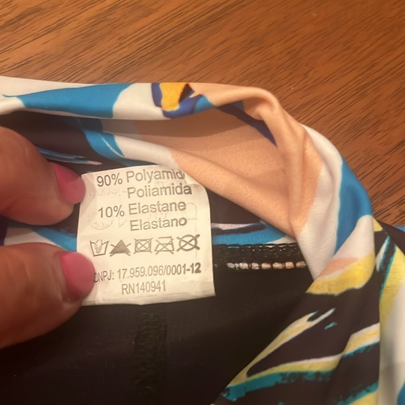 DonaJo Ultimate Skort Palm Birds Tropical Print 17" Small - Picture 7 of 9